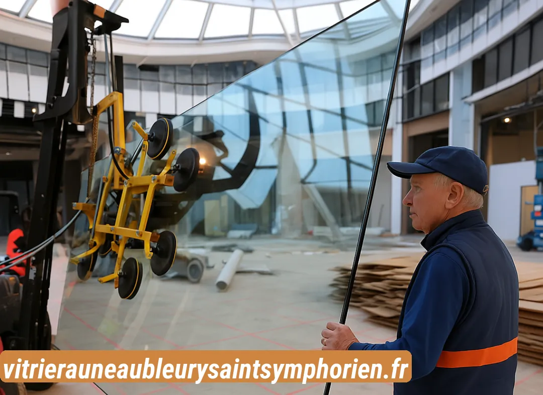 Remplacement de vitrine magasin Auneau-Bleury-Saint-Symphorien